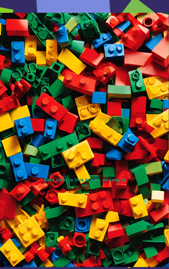 Multicolored LEGOs