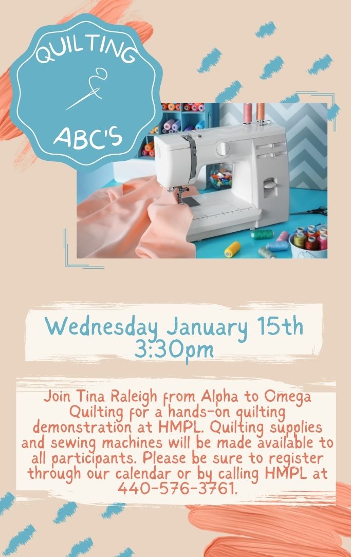 Sewing machine and Quilting ABC Banner