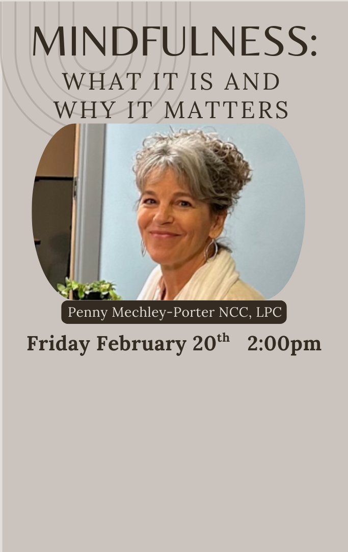 Penny Mechley-Porter NCC, LPC