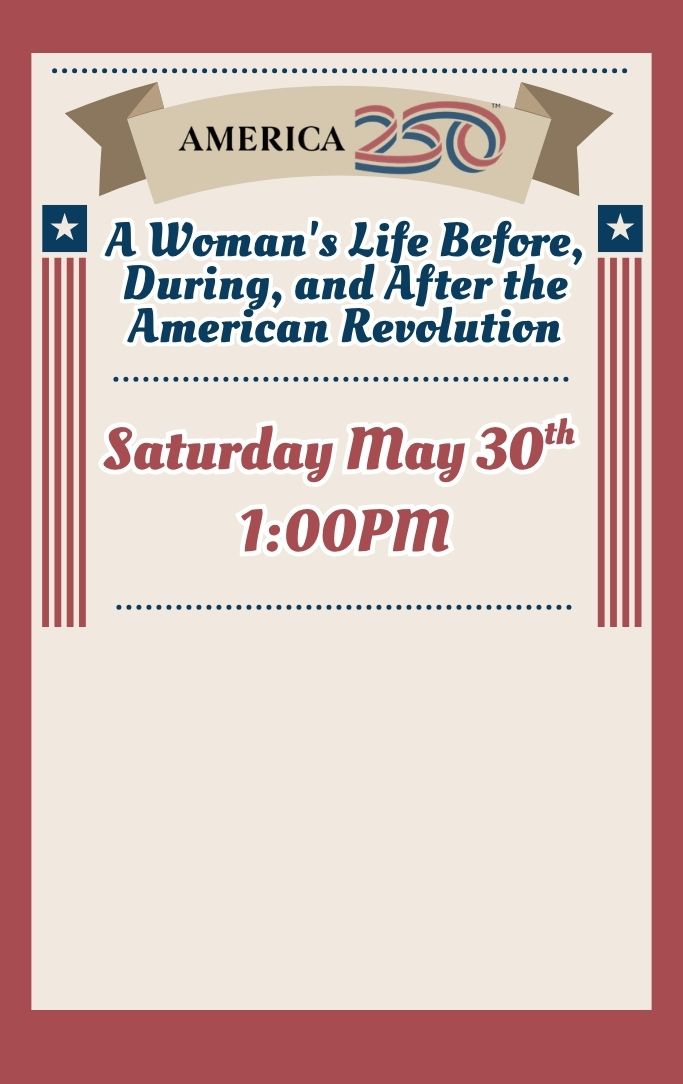 the America 250 banner and logo with vertical red, white, and blue banners on both sides