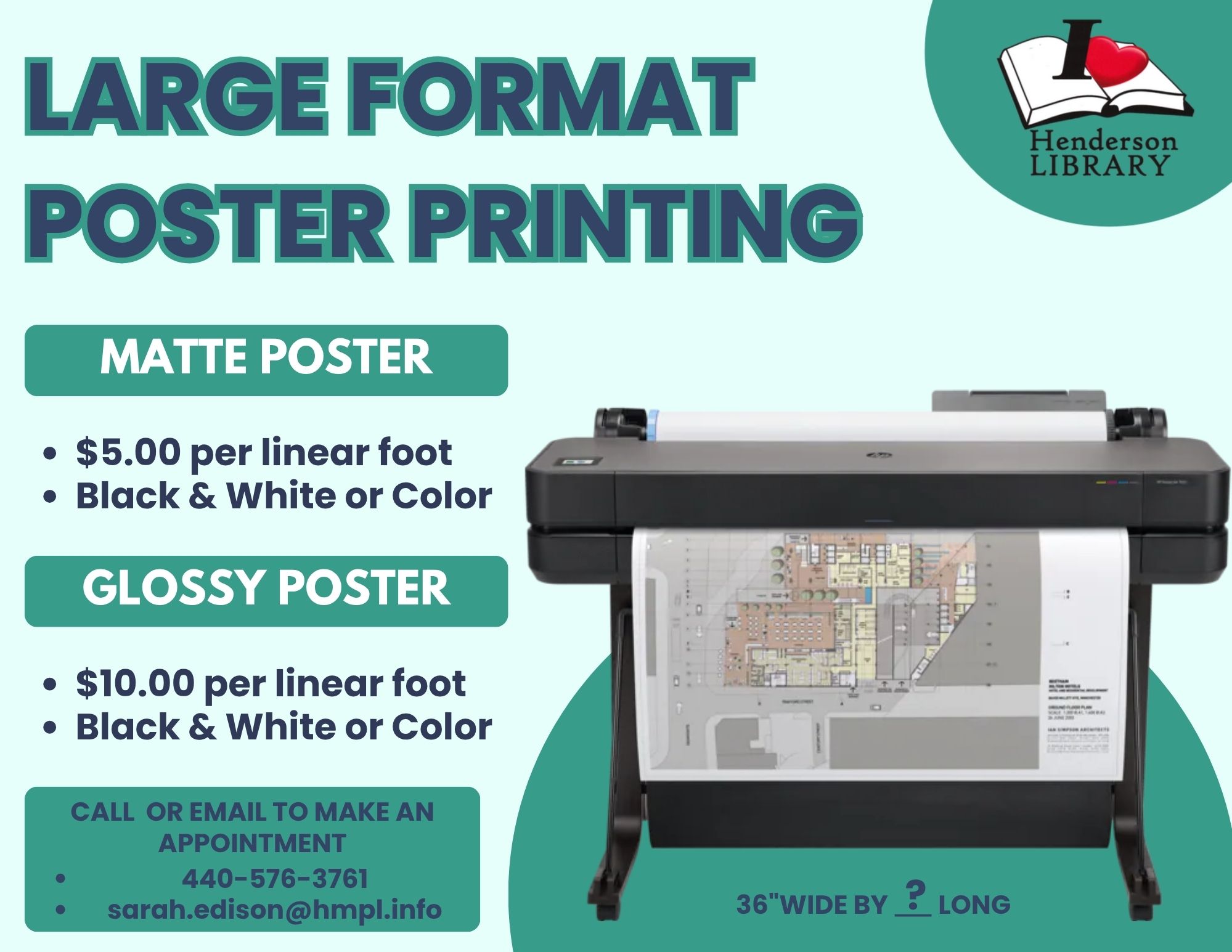 a large format poster printer