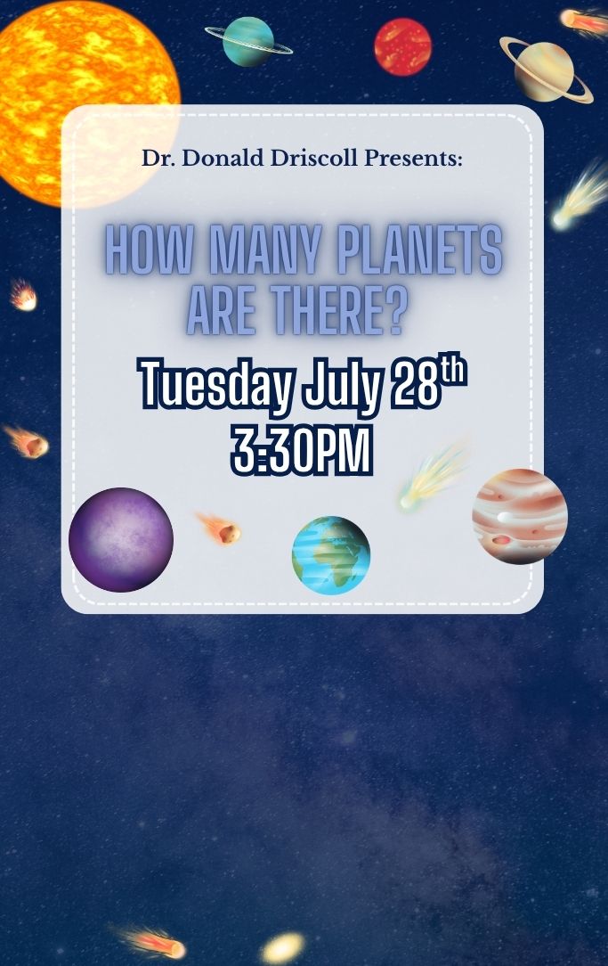 The planets in space