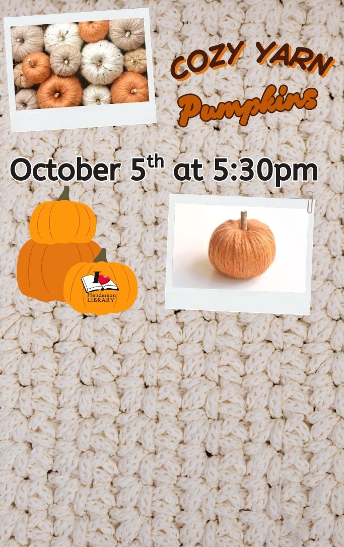 an orange pumpkin woven with yarn