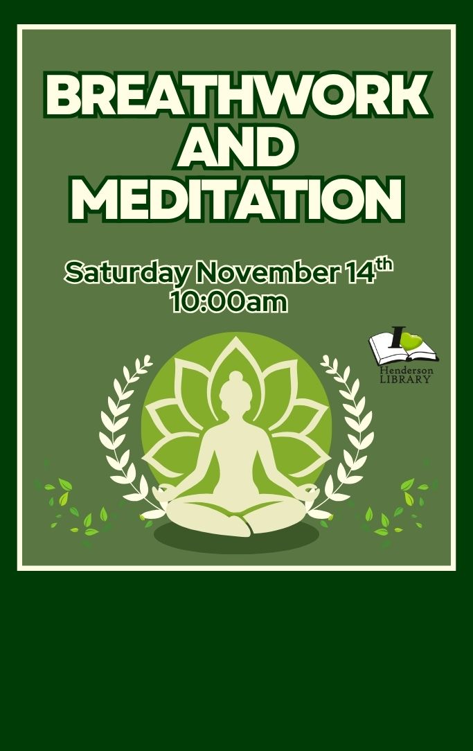 a person meditating with a lotus flower and the HMPL logo